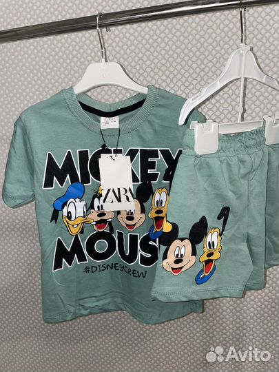 Костюм шорты и футболка для мальчика zara