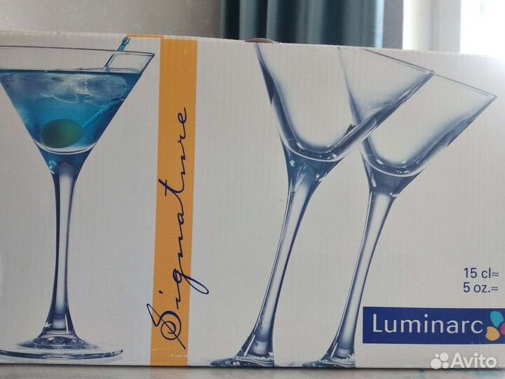 Бокалы для шампанского мартини