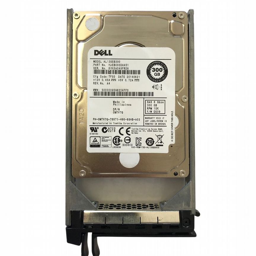 [MTV7G] Жесткий Диск Dell 300gb 10500 Sas 2,5" Hdd Mtv7g