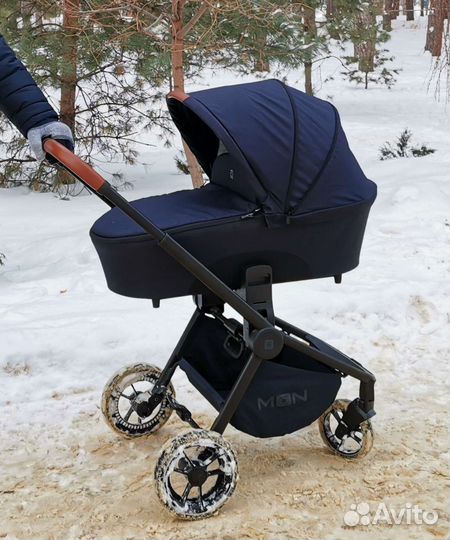 Коляска Moon Resea kombi Navy 2 в 1