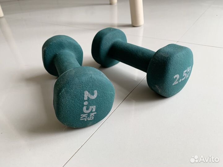 Гантели 2,5 кг Decathlon