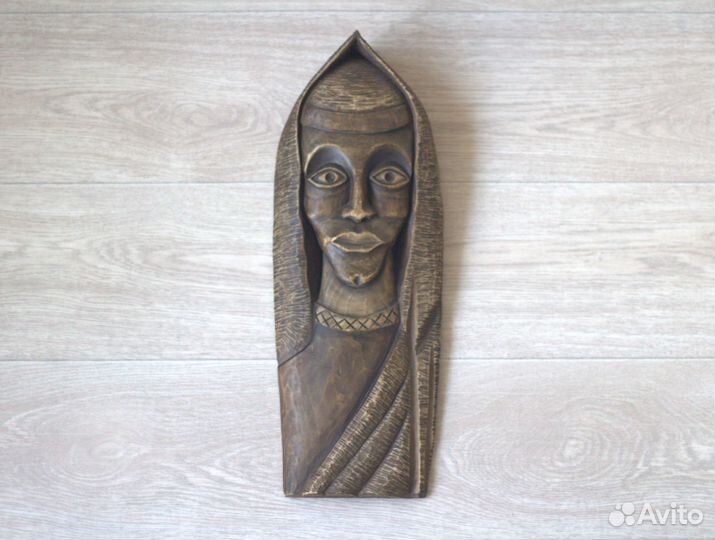 Маска деревянная Панно