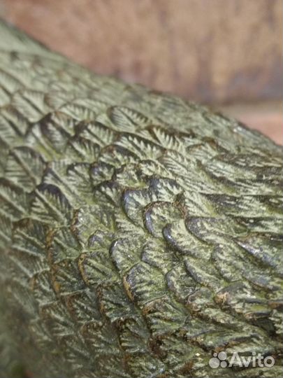 Статуэтка голубь,горлица бронза