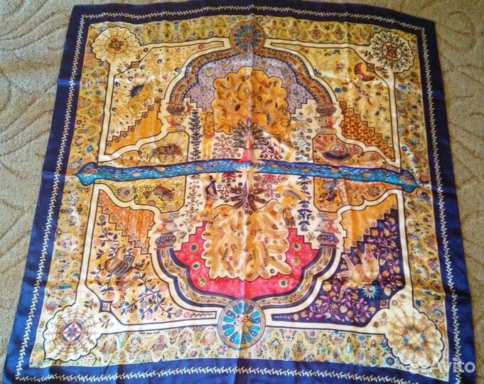 Шелковый платок шарф