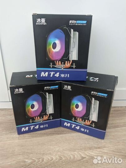 Кулер снеговик 4 трубки