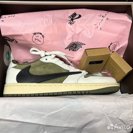 Travis Scott x Jordan 1 Low Medium Olive (6us)