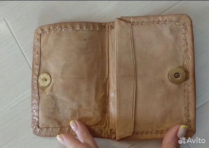 Кошелёк из кожи питона handmade