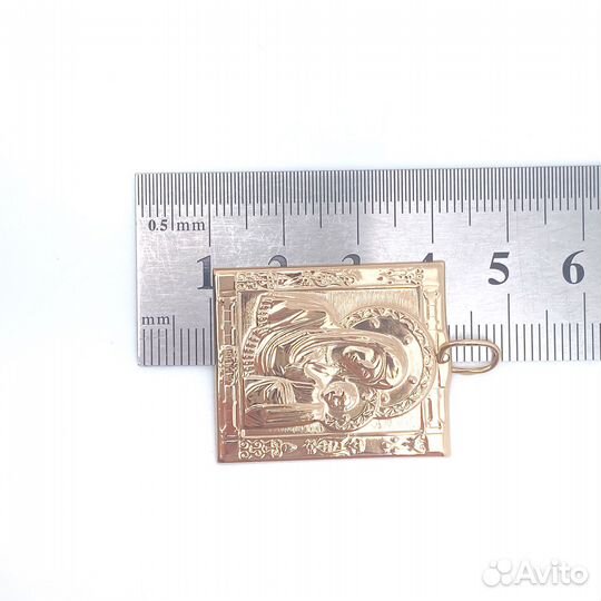 Золотая подвеска 585пр. вес: 2,93гр