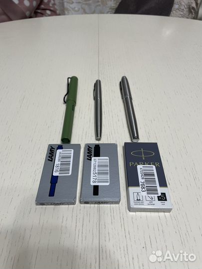 Перьевые ручки и картриджи