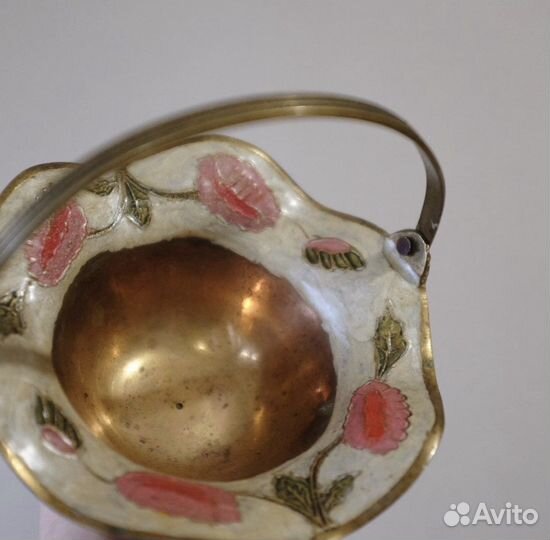 Ваза для конфет латунь СССР