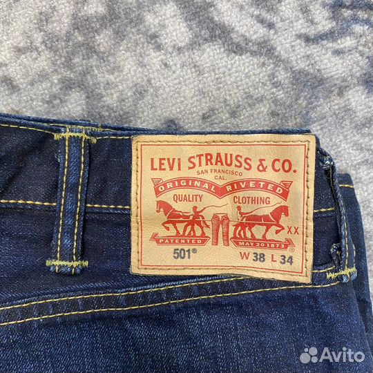 Джинсы Levis 501 размер 38/34