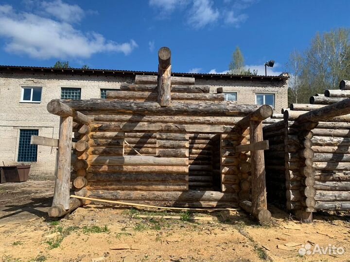 Сруб бани 6х6