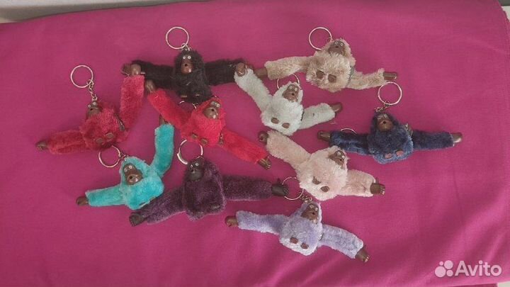 Брелок обезьянка kipling (много цветов )