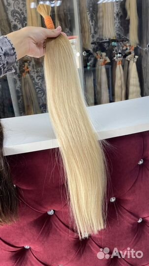 Волосы натуральные блонд