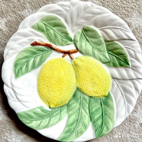 Фрукты выпуклые тарелки набор 3шт Англия