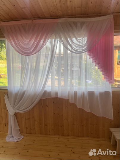 Ламбрекен, тюль, комплект