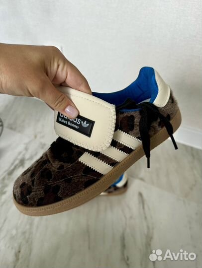Кеды adidas samba Bonner леопардовые