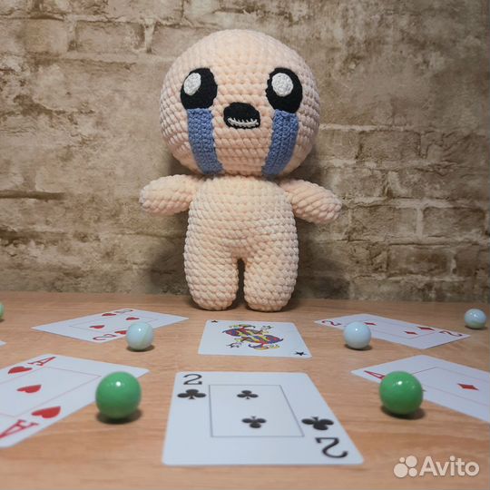 Вязаная плюшевая игрушка Айзек