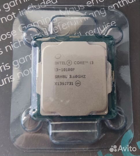 Процессор intel core i3 10100f