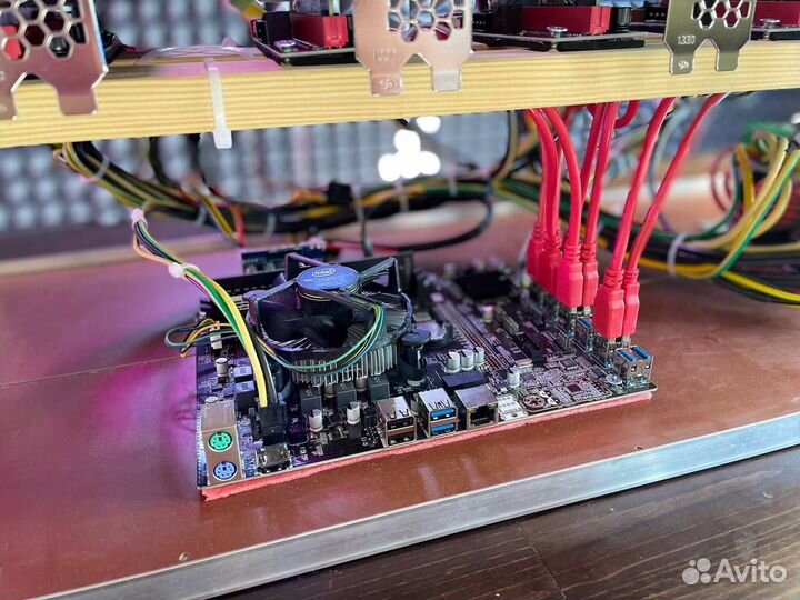 Основа для майнинга на 8 карт (тушка)