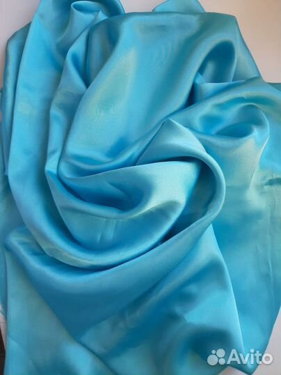 Отрез ткани атлас-стрейч, шёлк искусственный