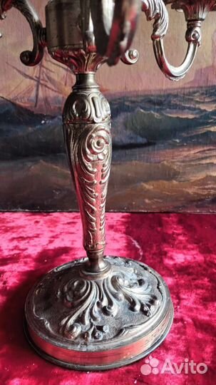 Бронзовый подсвечник на 4 свечи. 1960-70 года