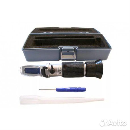 Рефрактометр 0-40 сахар, 0-25 спирт