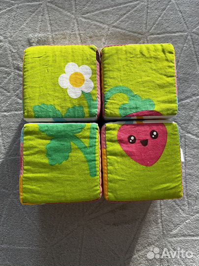 Мягкие кубики 4 шт