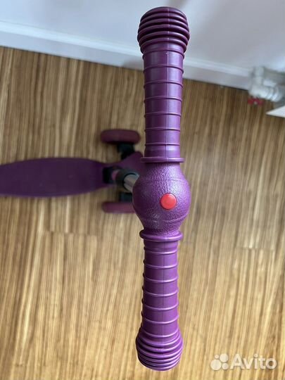 Maxiscoo самокат розовый складной