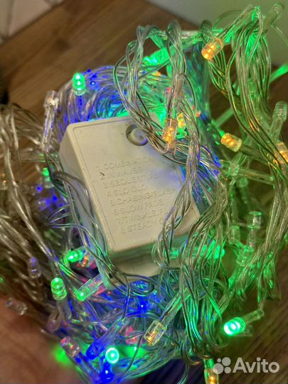 Гирлянды светодиодные разноцветные