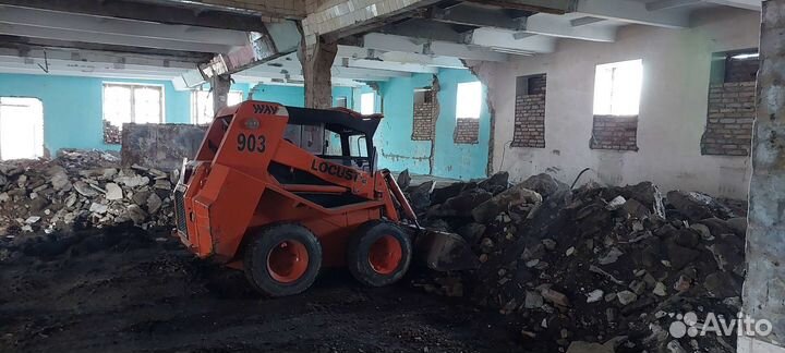 Услуги минипогрузчика