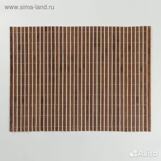 Салфетка сервировочная на стол «Соломка коричневая