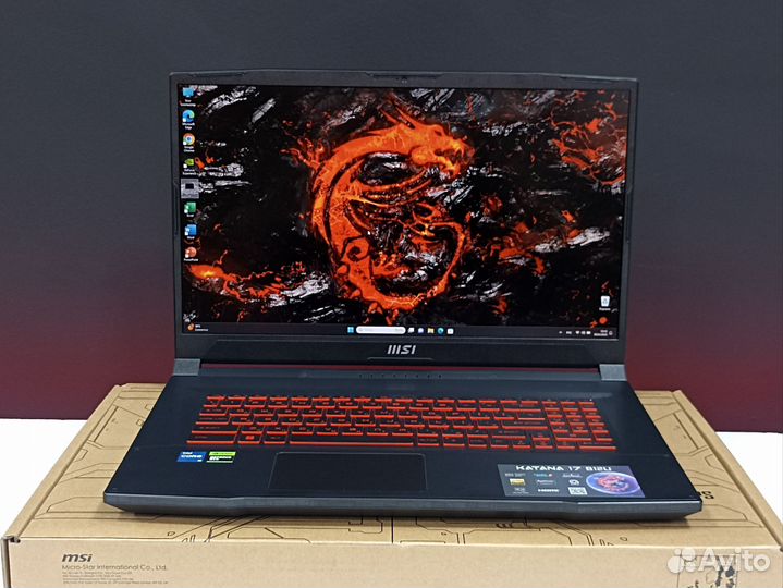 Новый MSI 17.3 144Hz Core i5 12450H RTX2050 DDR5