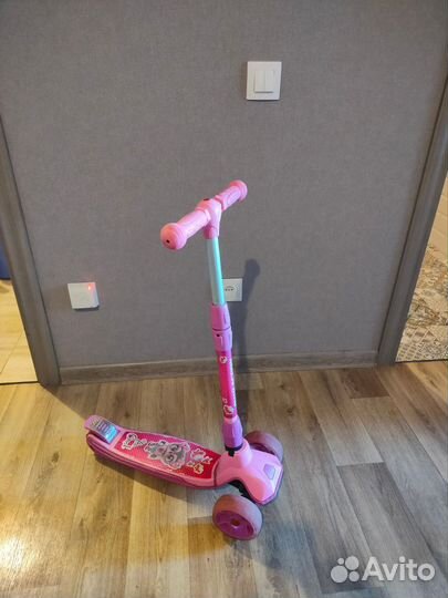 Самокат детский трехколесный бу