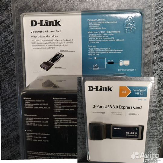 Адаптер Express Card D-Link DUB-1320 Б/у