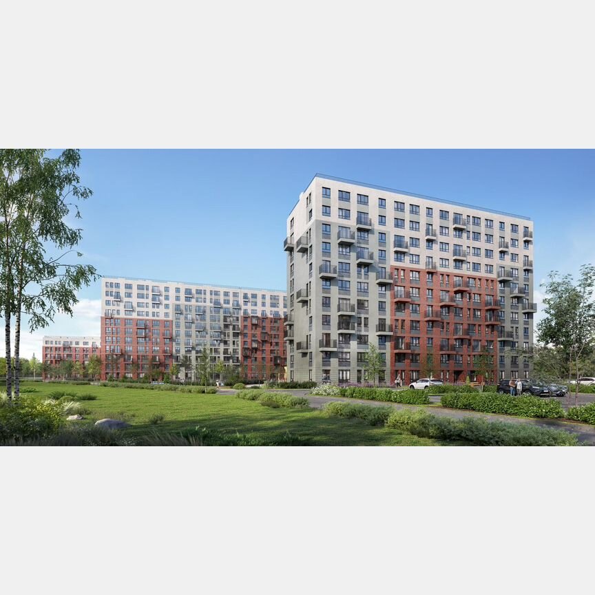 1-к. квартира, 44,4 м², 2/11 эт.