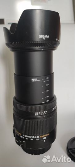 Объектив sigma 18-250 для nikon