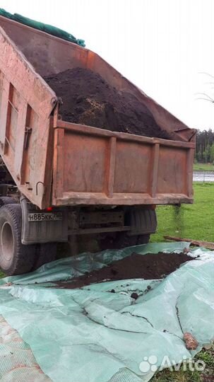 Торфогрунт доставка, Чернозём песок, перегной торф