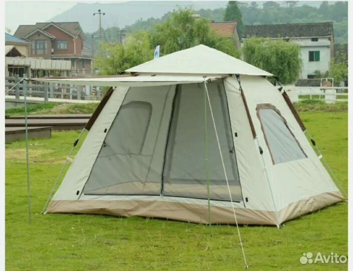 Палатка/Тент/Тамбур/2-5 чел, 2-входа/охота/рыбалка