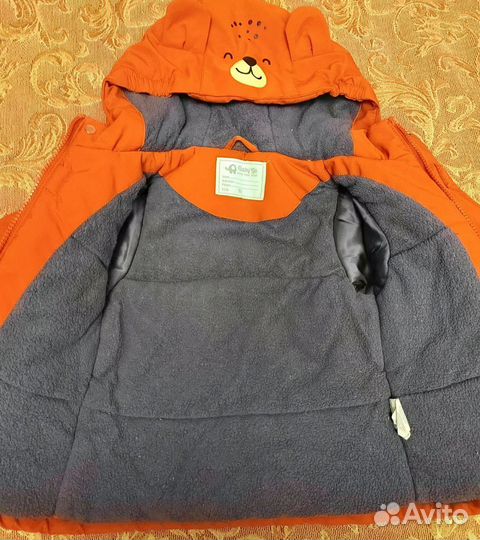 Куртка детская зимняя для мальчика размер 92