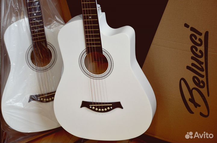 Акустическая гитара новая