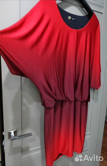 Платье вечернее красно- бордовое, 54 размер