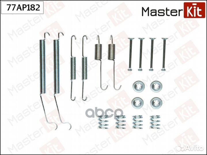 Комплект установочный тормозных колодок задн RE