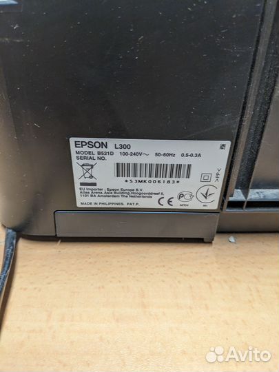 Цветной принтер снпч epson L300