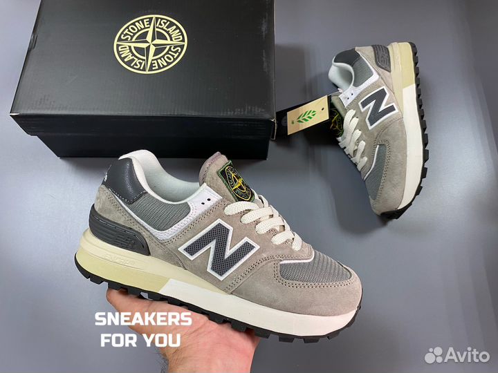 Кроссовки New Balance 574 Legacy Stone Island