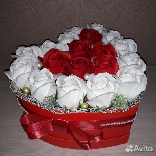 Стильные, красивые букеты из мыльных цветов