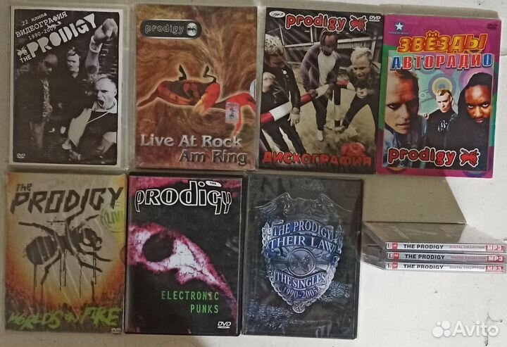 The Prodigy cd, dvd, vns