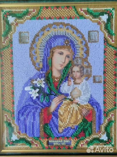 Вышивка бисером иконы