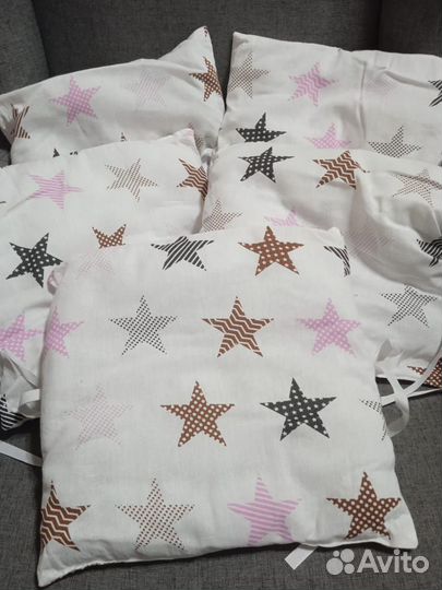 Бортики - подушки в кроватку