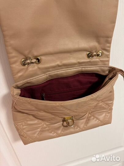 Сумка женская через плечо коричневая